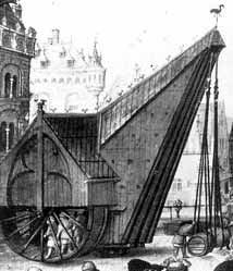 Medieval Wheel Crane